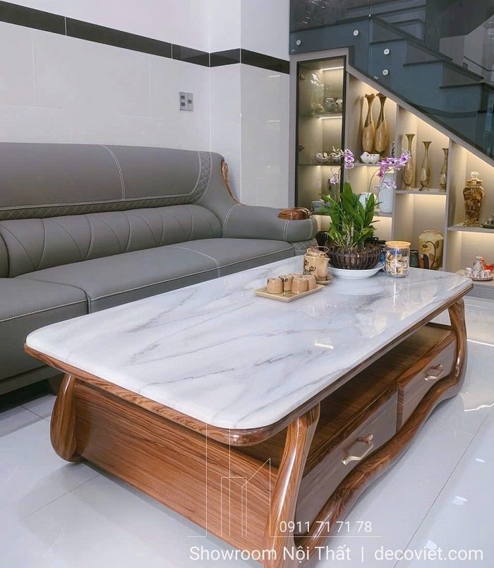 Sofa Gỗ Bọc Da Nhập Khẩu 1048T