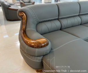 Sofa Gỗ Bọc Da Nhập Khẩu 1048T