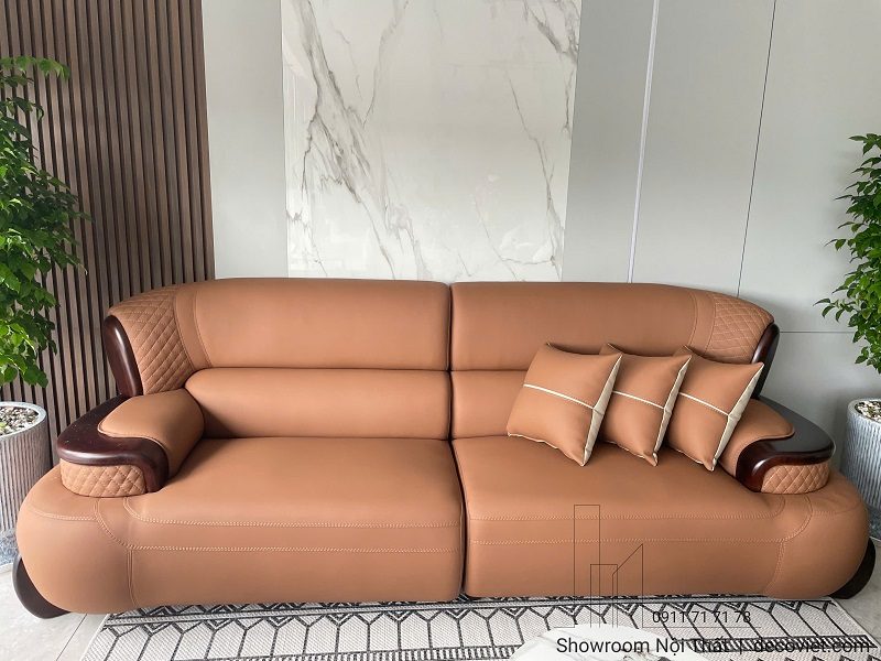 Sofa Gỗ Bọc Da Sinh Thái 1173T