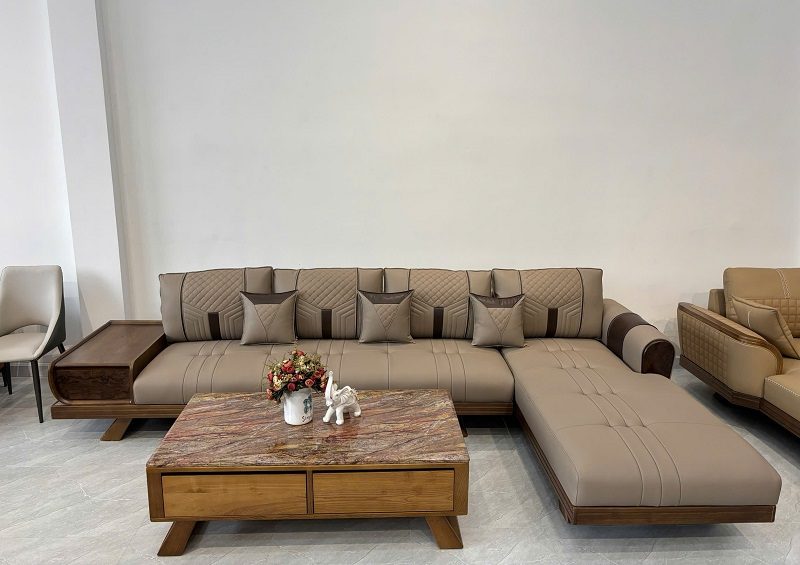 Sofa Gỗ Đẹp Hiện Đại 1119T