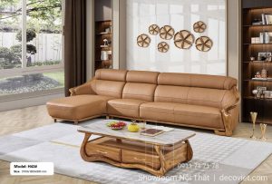 Sofa Gỗ Mun Góc L Cao Cấp 1049T