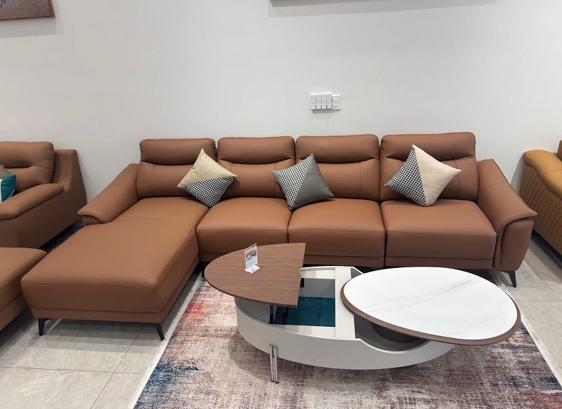 Sofa Góc Chỉnh Điện 1164T