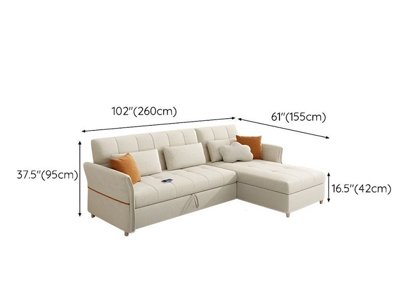 Sofa Góc Chữ L Thông Minh 126T