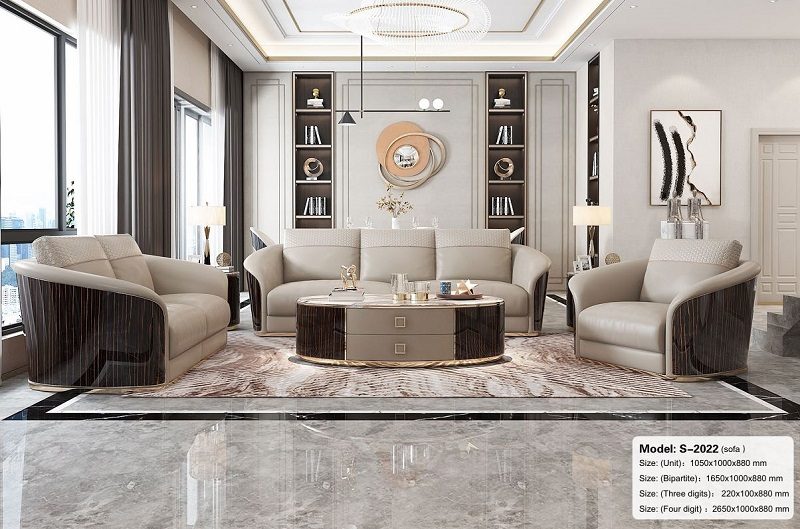 Sofa Nhập Khẩu Tân Cổ Điển 1051T
