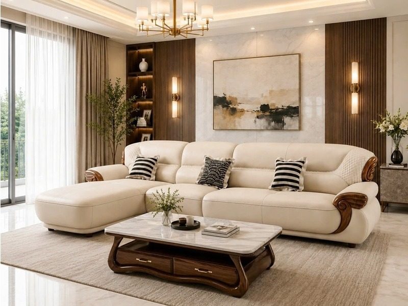 Sofa Phòng Khách Nhập Khẩu 1187T