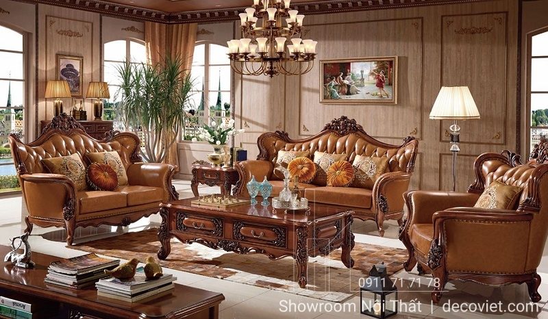 Sofa Tân Cổ Điển Nhập Khẩu 1084T