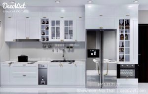 Thi Công Nội Thất Bán Cổ Điển Đẹp Sang