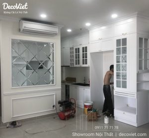 Thi Công Nội Thất Bán Cổ Điển Đẹp Sang