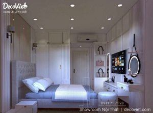 Thi Công Nội Thất Bán Cổ Điển Đẹp Sang