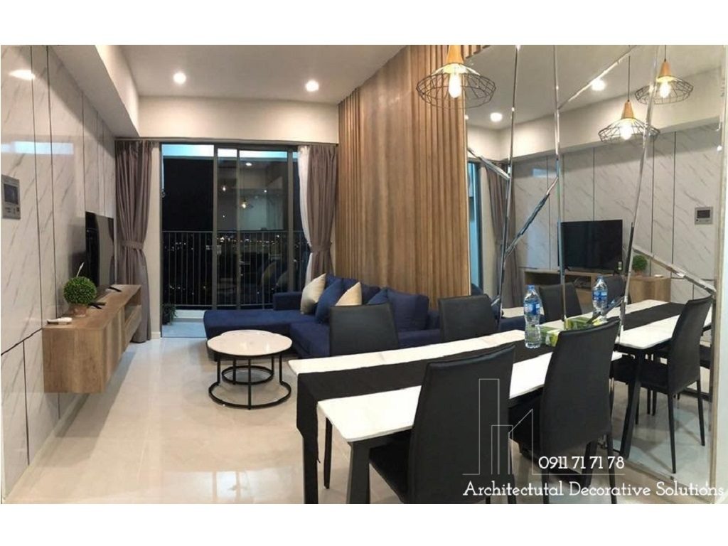 Thi công nội thất căn hộ 1 phòng ngủ Masteri An Phú