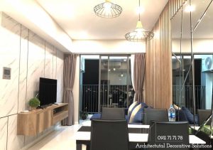 Thi công nội thất căn hộ 1 phòng ngủ Masteri An Phú