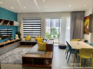 Thi công nội thất căn hộ 2 phòng ngủ chung cư Sunrise Riverside