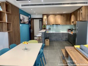 Thi công nội thất căn hộ 2 phòng ngủ chung cư Sunrise Riverside