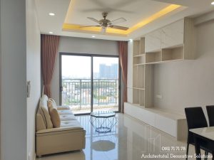 Thi công nội thất căn hộ 2 phòng ngủ chung cư The Sun Avenue