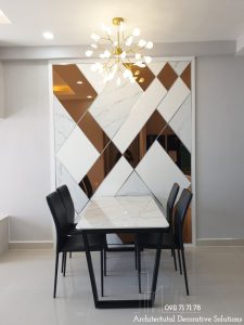 Thi công nội thất căn hộ 2 phòng ngủ chung cư The Sun Avenue