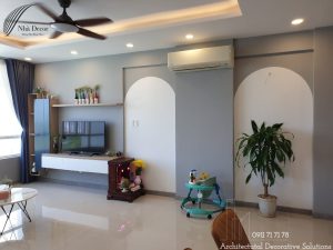 Thi công nội thất căn hộ 3 phòng ngủ chung cư Phú Hoàng Anh