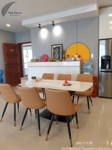 Thi công nội thất căn hộ 3 phòng ngủ chung cư Phú Hoàng Anh