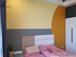 Thi công nội thất căn hộ 3 phòng ngủ chung cư Phú Hoàng Anh