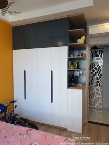 Thi công nội thất căn hộ 3 phòng ngủ chung cư Phú Hoàng Anh