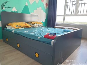 Thi công nội thất căn hộ 3 phòng ngủ chung cư Phú Hoàng Anh