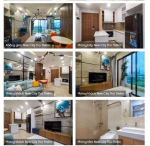 Thi công nội thất căn hộ New City 1 phòng ngủ