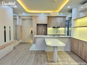 Thi công nội thất căn hộ Palm Heights 1PN Quận 2