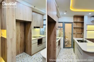 Thi công nội thất căn hộ Palm Heights 1PN Quận 2