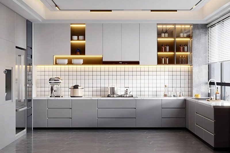 Thi Công Tủ Bếp Giá Rẻ 1124T