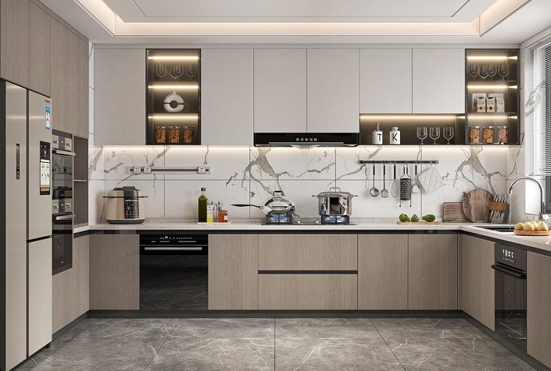 Thi Công Tủ Bếp Gỗ 1143T