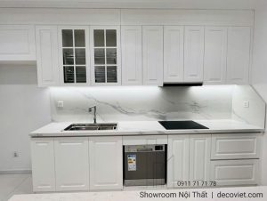 Thi Công Tủ Bếp Gỗ Công Nghiệp Giá Rẻ Hiện Đại