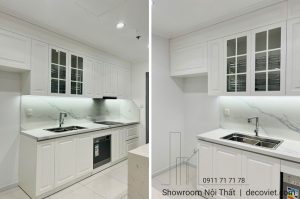 Thi Công Tủ Bếp Gỗ Công Nghiệp Giá Rẻ Hiện Đại