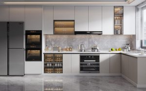 Thi Công Tủ Bếp Hiện Đại 1110T