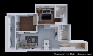 Thiết Kế Căn Hộ EastMark City 70m² Tại Quận 9