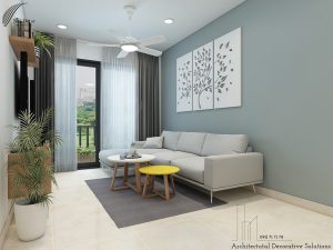 Thiết kế nội thất căn hộ 1 phòng ngủ Phú Đông Premier
