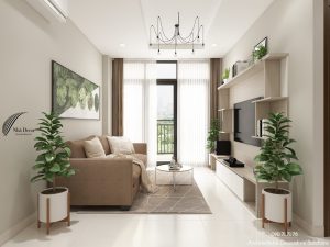Thiết Kế Nội Thất Căn Hộ 2 PN Chung Cư Premier Dĩ An Bình Dương