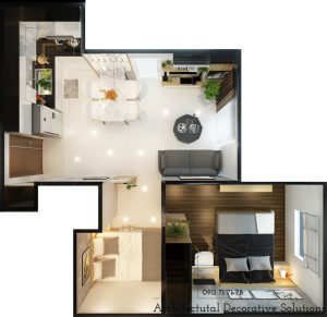 Thiết Kế Nội Thất Căn Hộ Chung Cư Conic Riverside