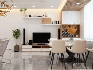 Thiết Kế Nội Thất Căn Hộ Chung Cư HUD Building 3 PN
