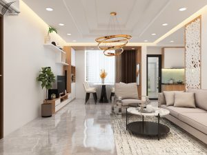 Thiết Kế Nội Thất Căn Hộ Chung Cư HUD Building 3 PN