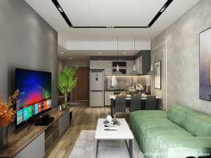 Thiết Kế Nội Thất Căn Hộ Chung Cư Lovera Vista Khang Điền