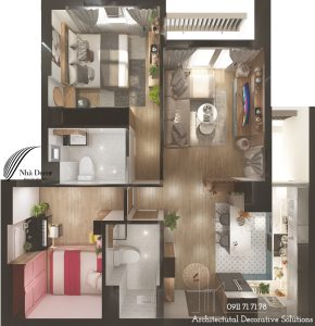 Thiết Kế Nội Thất Căn Hộ Chung Cư Saigon South Residences Quận 7