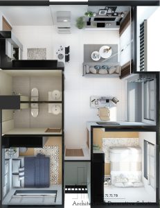 Thiết Kế Nội Thất Căn Hộ Chung Cư Vinhome Grand Park Q9