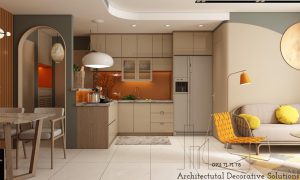 Thiết Kế Nội Thất Căn Hộ Flora Novia 2 Phòng Ngủ