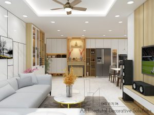 Thiết kế nội thất căn hộ Hà Đô Centrosa Garden 3 phòng ngủ