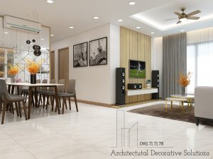 Thiết kế nội thất căn hộ Hà Đô Centrosa Garden 3 phòng ngủ
