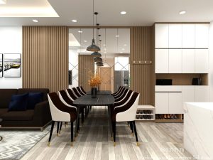 Thiết Kế Nội Thất Căn Hộ Jamila Khang Điền 3 Phòng Ngủ