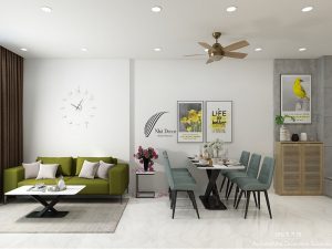 Thiết Kế Nội Thất Căn Hộ Jamila Khang Điền 3 PN