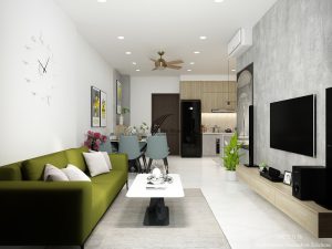 Thiết Kế Nội Thất Căn Hộ Jamila Khang Điền 3 PN