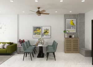Thiết Kế Nội Thất Căn Hộ Jamila Khang Điền 3 PN