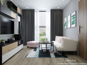Thiết Kế Nội Thất Căn Hộ Park Legend 1 Phòng Ngủ