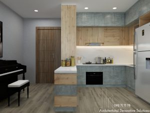 Thiết Kế Nội Thất Căn Hộ Park Legend 1 Phòng Ngủ
